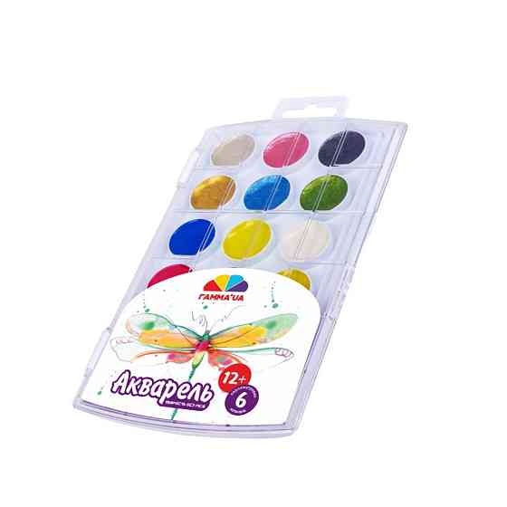 Дитяча акварель "Творчість" 400112, 18 кольорів, медова, без пензля Вінниця