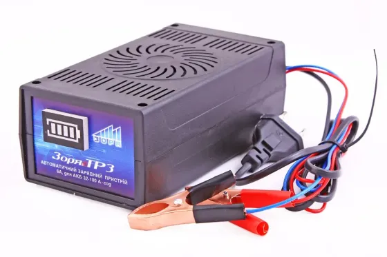 Зарядне устр-во для АКБ 6А, 32-100 Ач цифр. інд. Зоря (десульфатація) Вінниця