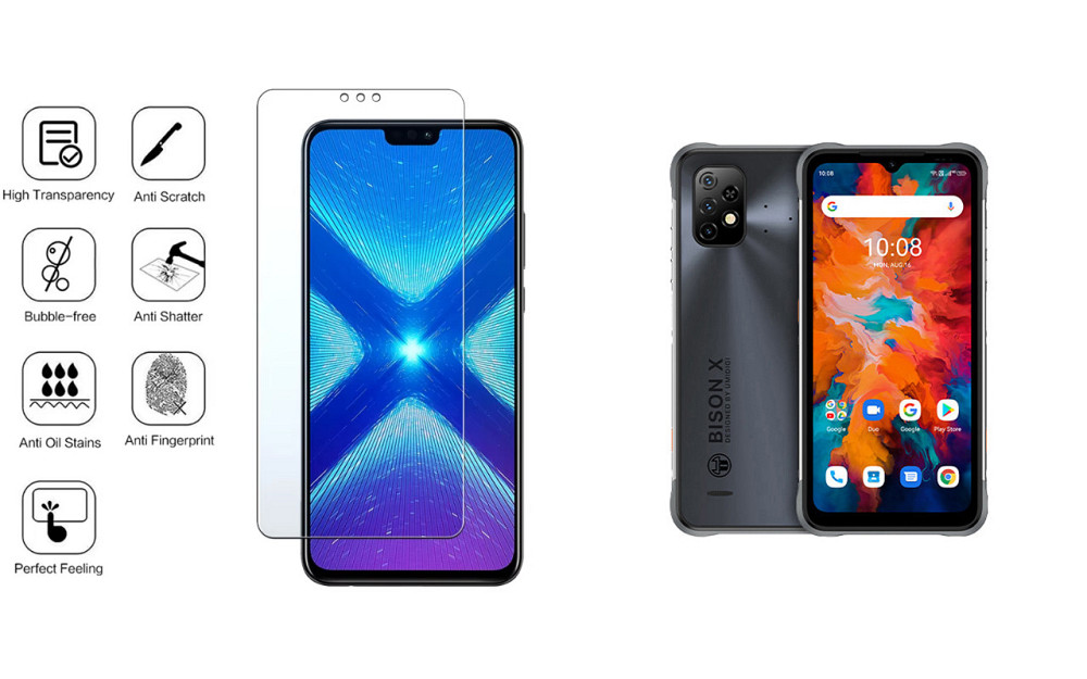 Защитное стекло NeoGlass для UMIDIGI Bison X20 – ультрапрозрачное и устойчивое Киев - изображение 4