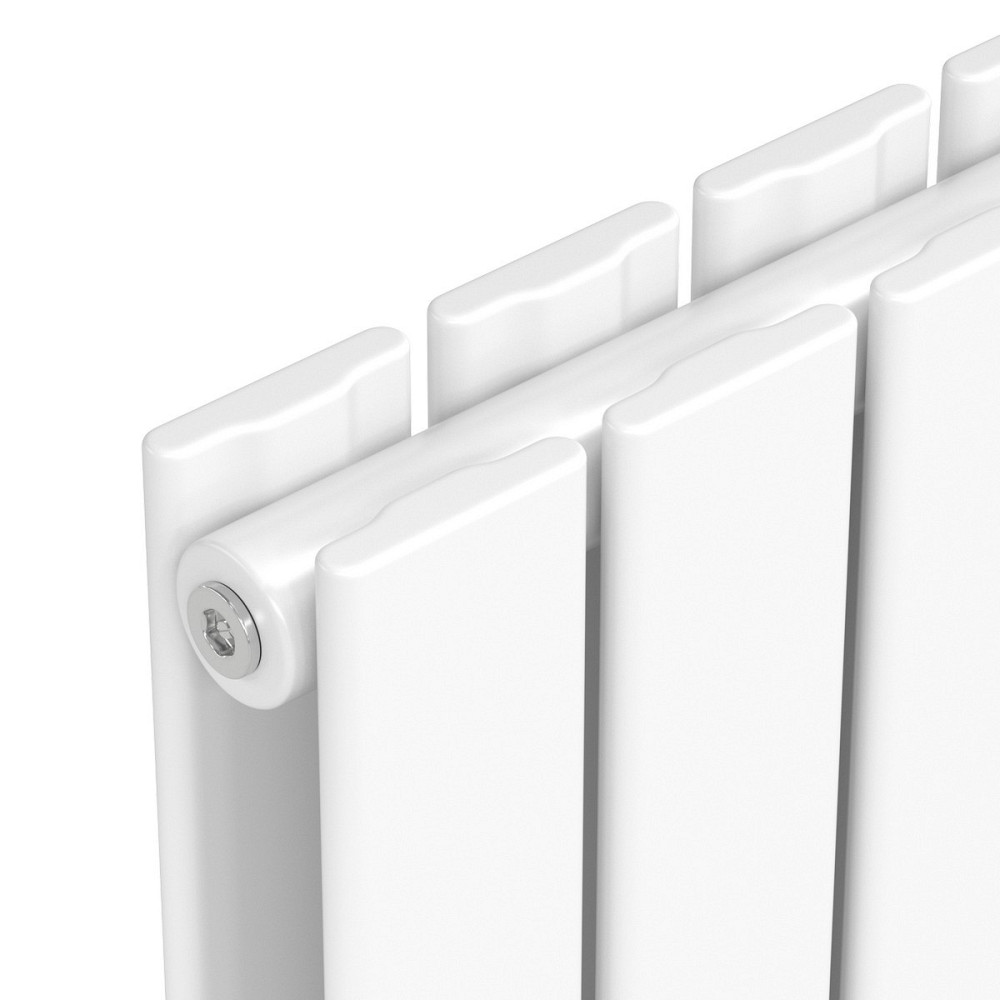 Вертикальный радиатор Largo Double 456х1800-6, anticor, белый Киев - изображение 4