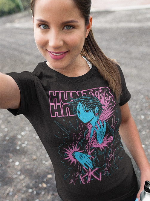 Футболка аниме Охотник × Охотник оверсайз (S/M/L) Черний AnimeJ0117 Днепр - изображение 3