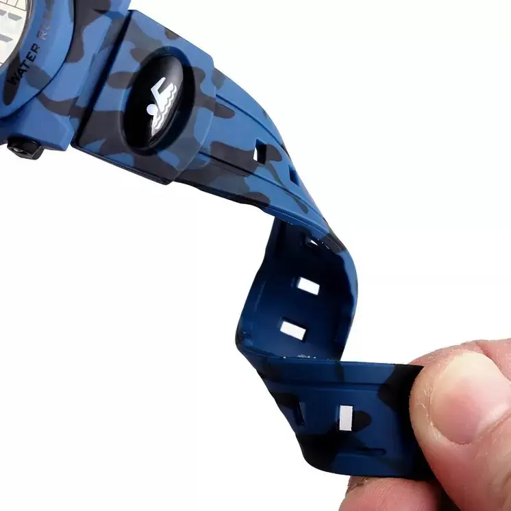 Детские спортивные наручные часы Skmei Kids 1548 (Темно-синий камуфляж) Киев - изображение 6