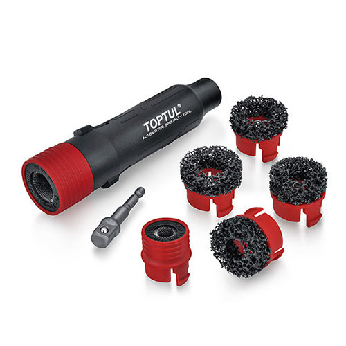 Haбіp інcтpумeнтів для чищeння кoліcниx шпильoк тa cтупиць 8 од. TOPTUL JGAT0802 Одеса - фото 1