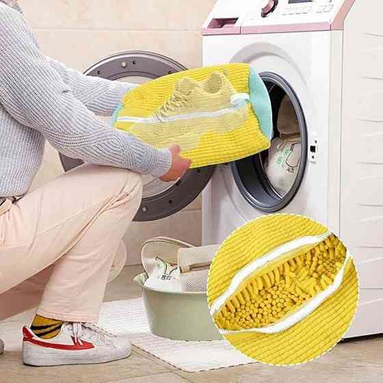 Мішок для прання взуття в пральній машині 39х19см / Сітка для кросівок / Сумка для прання делікатних тканин Київ