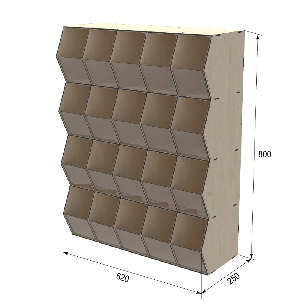 Диспенсер EKOSTAR для цукерок, снеків, горіхів, круп на 20 комірок Київ - фото 4