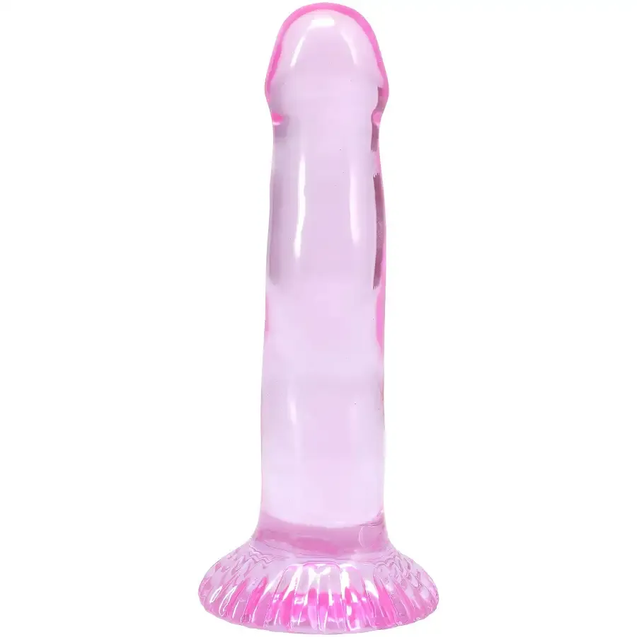 Набір фалоімітаторів Doc Johnson Crystal Jellies - Dong Starter Set - Purple, Pink, Green Львів - фото 7