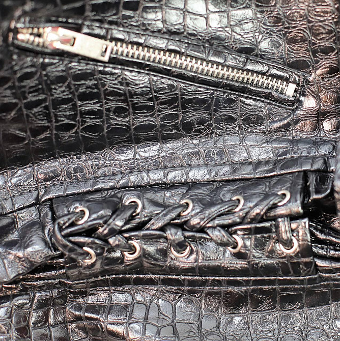 Куртка косуха жіноча весна/осінь Чорний 42 Харків - фото 8