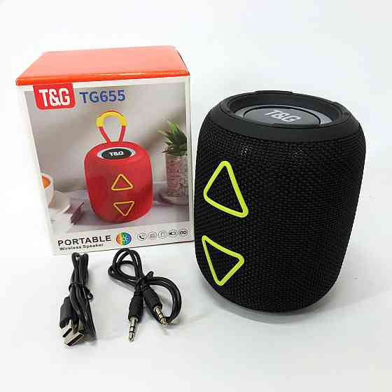 Маленькая колонка для улицы TG655, Bluetooth колонка с функцией радио, Колонки для музыки дома RW-91 Львов