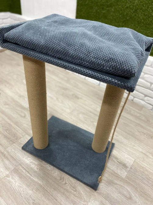 Когтеточка-башня, большая когтеточка 95*60*40 см с лежанкой для больших котов и Мейн-кунов Киев - изображение 7