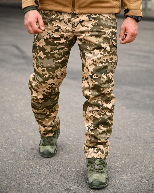 Зимові штани на флісі піксель x ВТ6816 XXXXL Одеса - фото 8