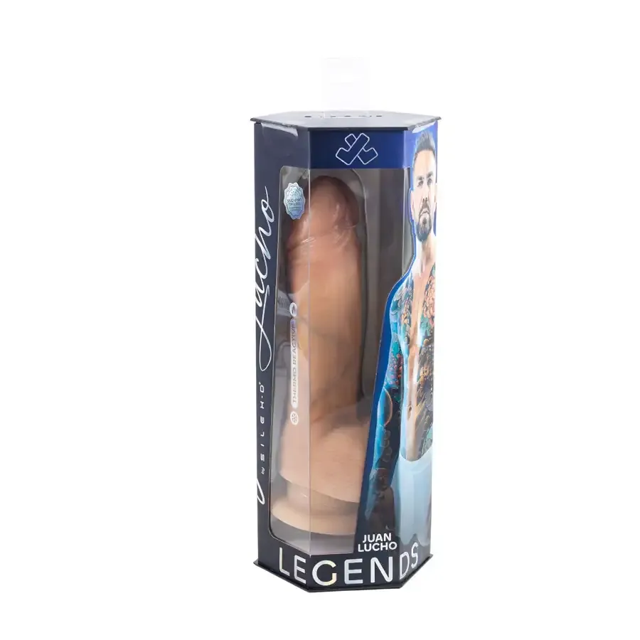 Фалоімітатор SilexD Legends - Juan Lucho Dildo 9" двошаровий, силікон+Silexpan Львів - фото 9