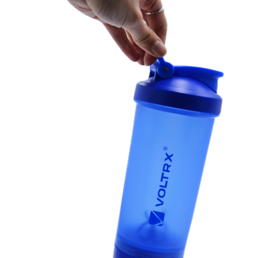 Шейкер спортивний електричний VOLTRX Merger 700 мл. Blue Каменское - изображение 4