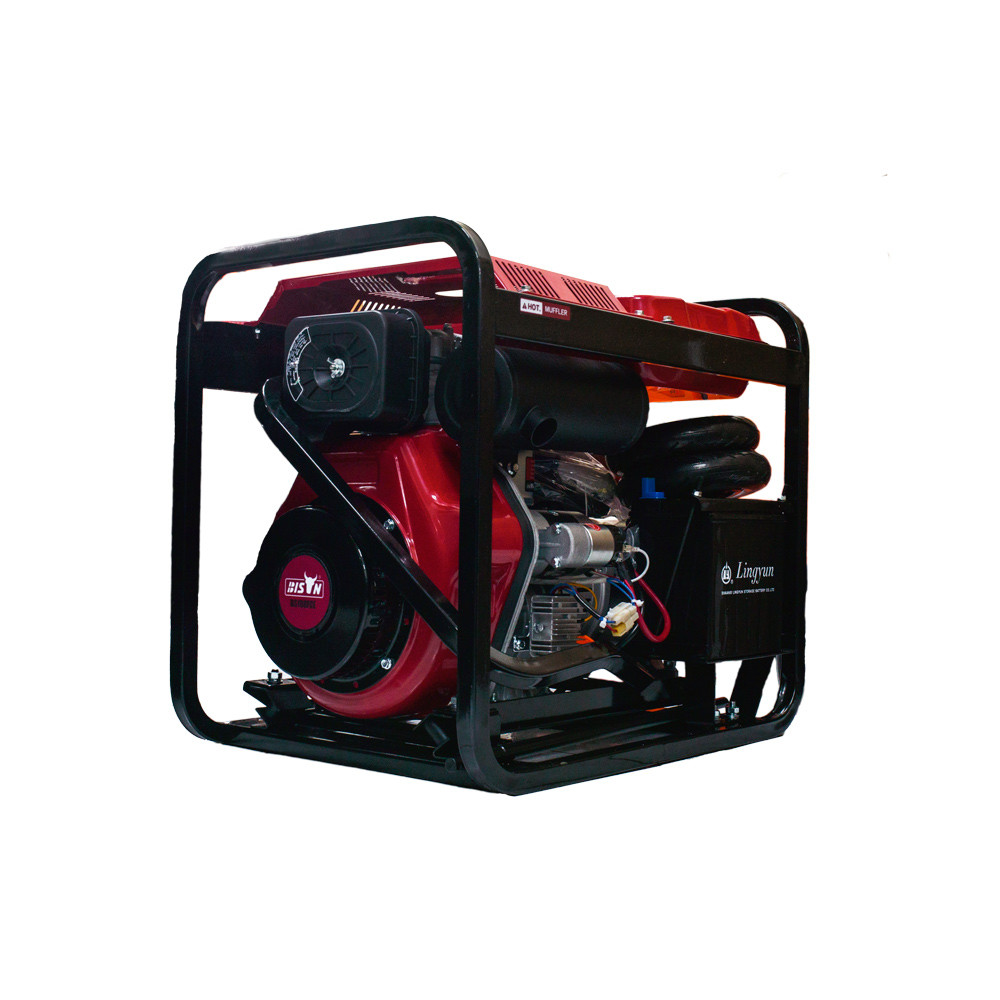 Дизельний генератор BISON BS7500DCE максимальна потужність 5.5 кВт Київ - фото 3