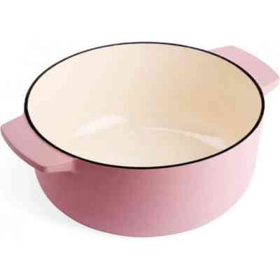 Кастрюля KitchenAid чавунна з кришкою 5,2 л Суха троянда (CC007431-001) Винница