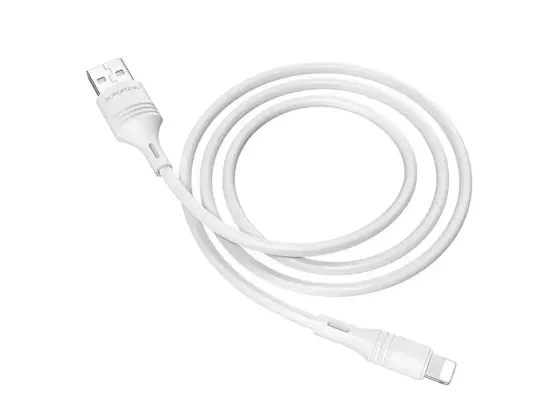 Кабель USB - Lightning Borofone BX59 Defender 1м 3А швидка зарядка для iPhone iPad шнур із чіпом захисту Одеса
