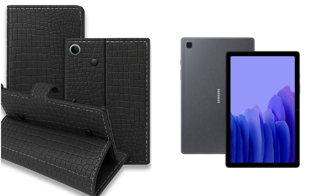 Книжка-трансформер для планшета Samsung Galaxy Tab A11 LTE, Galaxy Tab A11+, колір Black Krokodil Black Київ - фото 1