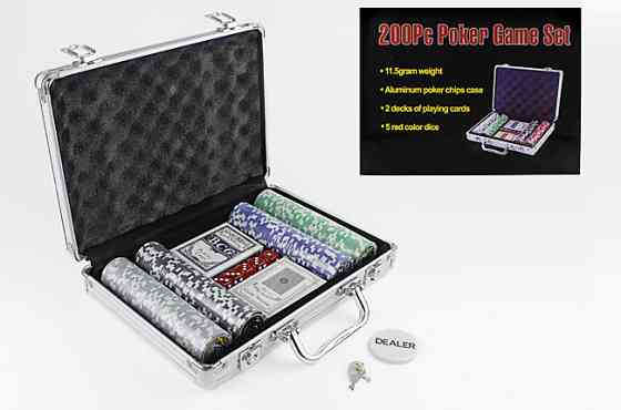 Настільна гра Покер M 2779, 200 фішок Вінниця