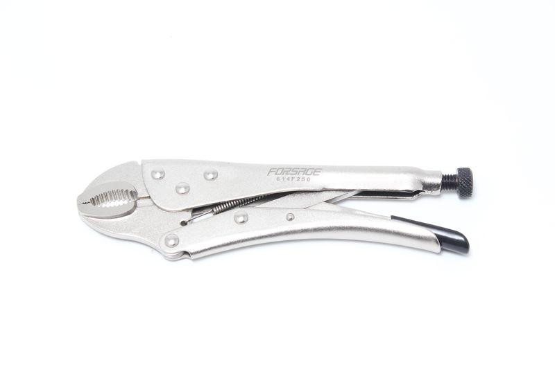 Кліщі зажимні гейферні з овальними губками 10"-250мм, в блістері Одеса - фото 1