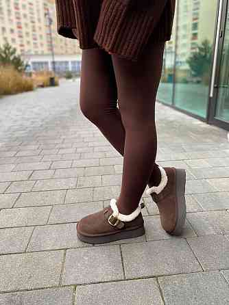 Угги жіночі ALLSY 202033 коричневі (зима, замша натуральна) (6012) Коломия