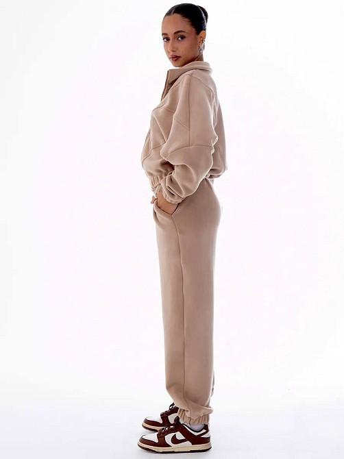 Жіночий стильний теплий костюм, двійка віб'яний фліс-половид, 42/46 Одеса - фото 5