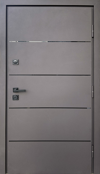 Двері вуличні серія СТРОНГ з ТЕРМОРОЗРИВОМ модель КУПЕР 960 Київ - фото 1