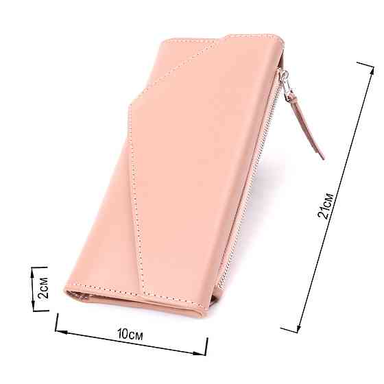 Жіночий гаманець GRANDE PELLE 11360 Рожевий Київ