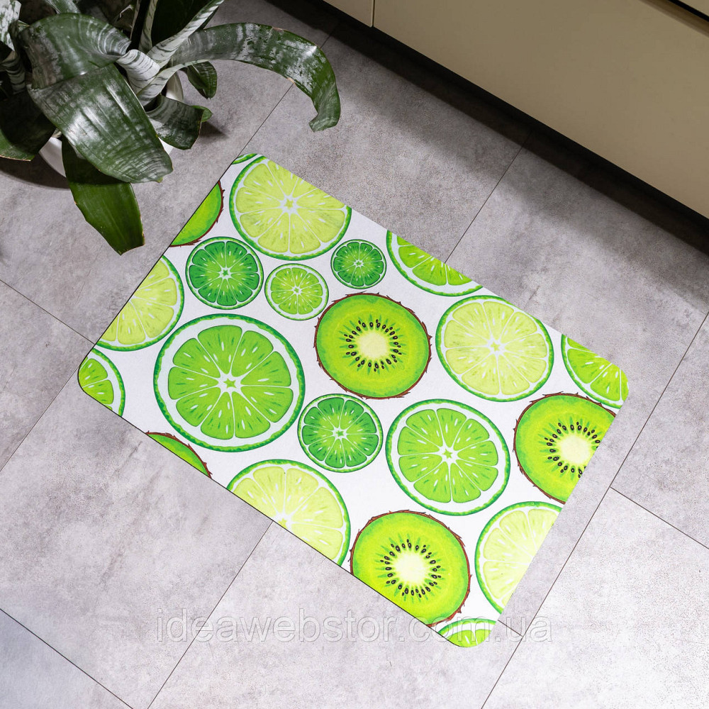 Килимок універсальний діатомітовий Citrusy 58*38 см прямокутний Yiwu HP-42-212 Київ - фото 2