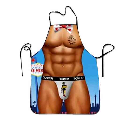 Прикольный фартук мужской кухонный с принтом тела Joker Киев