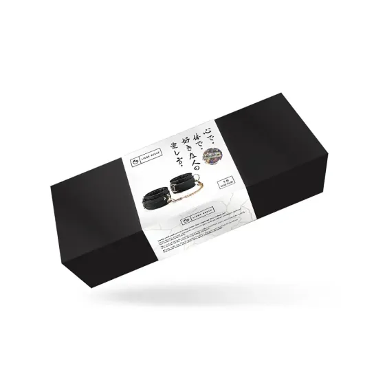 Наручники Liebe Seele Black Organosilicon Wrist Cuff Львів