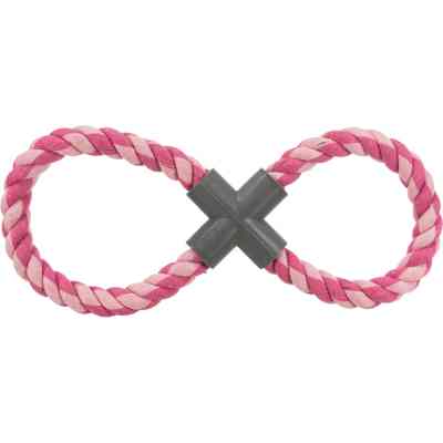Игрушка для собак Trixie Канат-восьмерка с пластиковой крестовиной 35 см (4011905032788) Винница