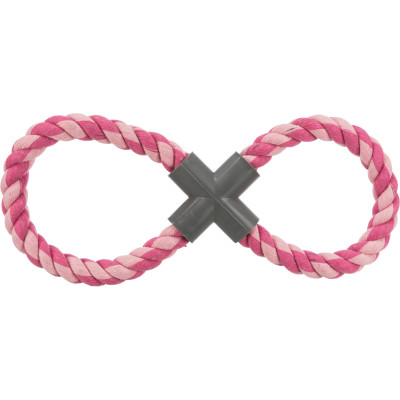 Игрушка для собак Trixie Канат-восьмерка с пластиковой крестовиной 35 см (4011905032788) Винница - изображение 1