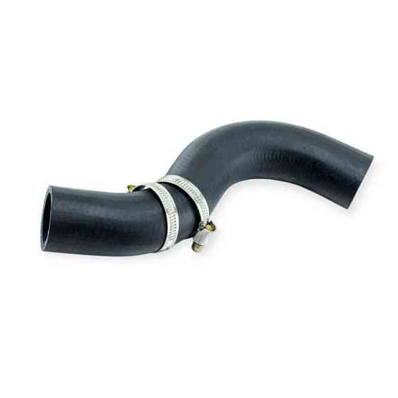 Патрубок Ланос 1,5 верхний с кондиционером c хомутами радиатора Мукачево