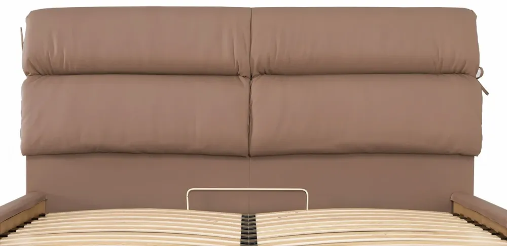 Кровать Двуспальная Edinburgh Comfort 160 х 190 см Fly 2213 С подъемным механизмом и нишей для белья Светло-коричневый Киев - изображение 6