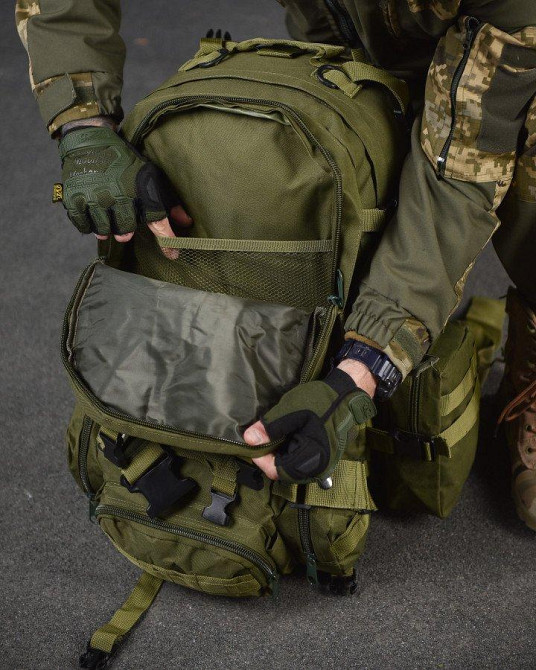 Рюкзак тактический bresh haki 55Л РГ6251 Одесса - изображение 7