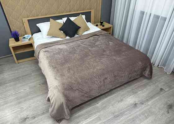 Плед-покривало Decorator WellSoft 150х210 см однотонний Лілово-сірий (87-265) Київ