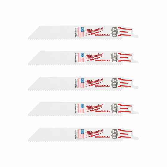 Полотно для шабельних пил MILWAUKEE, 150х2,5мм, (5шт), (універсальні) Одесса