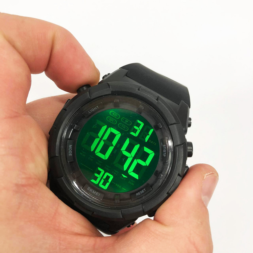 Чоловічі годинники з пластиковим ремінцем SKMEI, Годинники армійські для ЗСУ Рибальські UK-63 Івано-Франківськ - фото 4