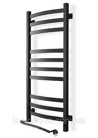 Полотенцесушитель электрический Navin Avalon 480х1000 Sensor левый, черный муар Черновцы