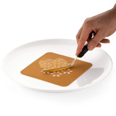 Кондитерский коврик Silikomart для декорування "Сакура" d 100 мм h 1 мм 2 шт (STENCIL SAKURA) Винница - изображение 3