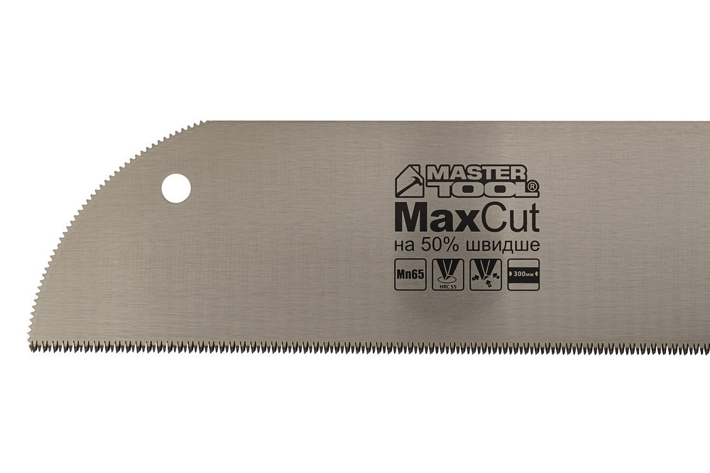 MASTERTOOL Ножівка для фанери MASTERTOOL із запилом 12TPI MAX CUT 300 мм загартований зуб 3-D з Киев - изображение 2