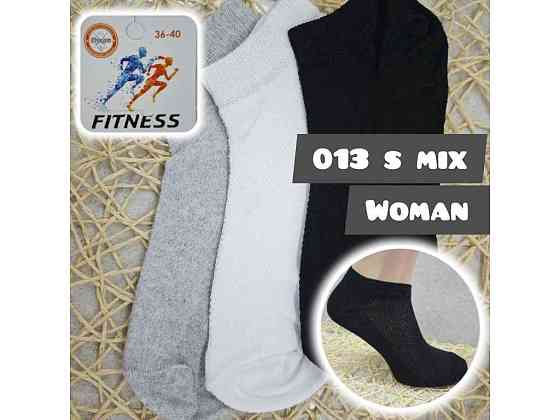 Шкарпетки жін сітка короткі 013S Woman Mix р.36-40 12пар ТМ WOMAN Київ