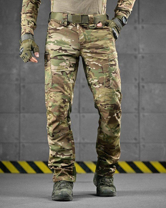 Летние тактические штаны TAYFUN  мультикам ДЛ6492 Одесса - изображение 3