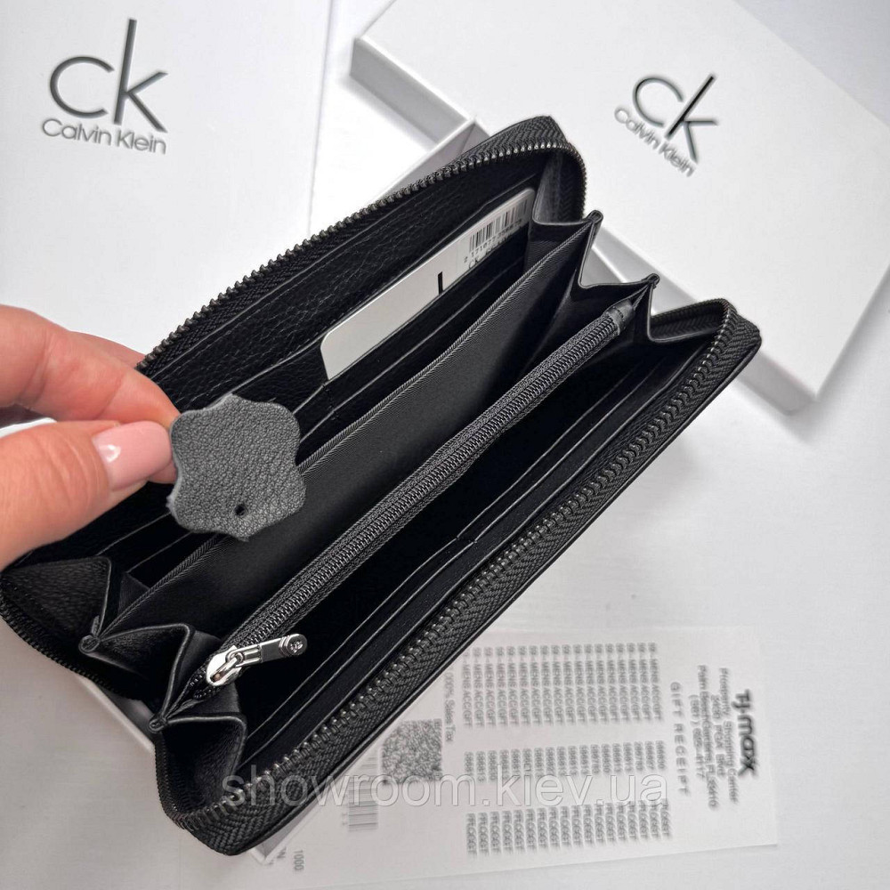 Мужской кожаный кошелек клатч на молнии Ск (6613) Киев - изображение 5