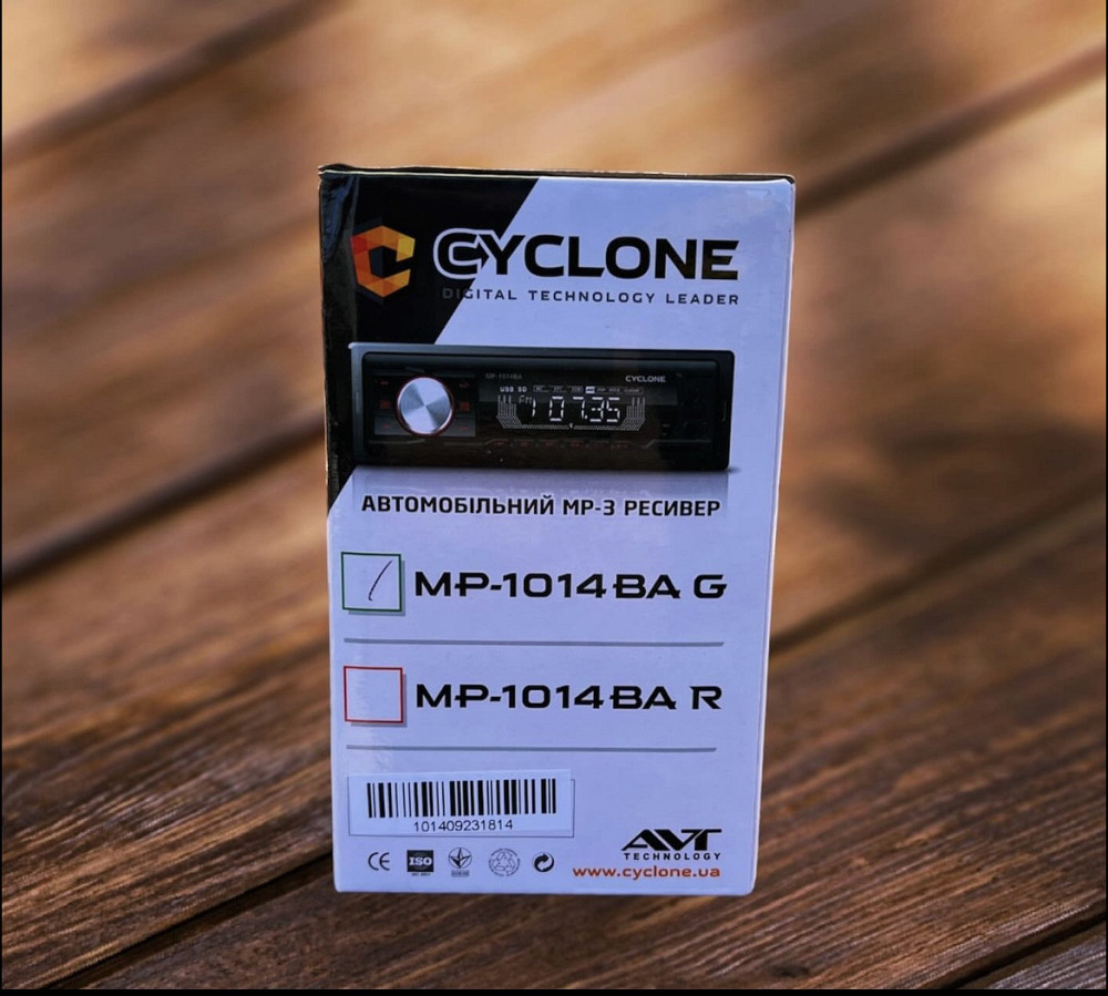 Автомагнитола Cyclone MP-1014 Bluetooth, поддержка FLAC, красная подсветка, 1DIN Киев - изображение 2