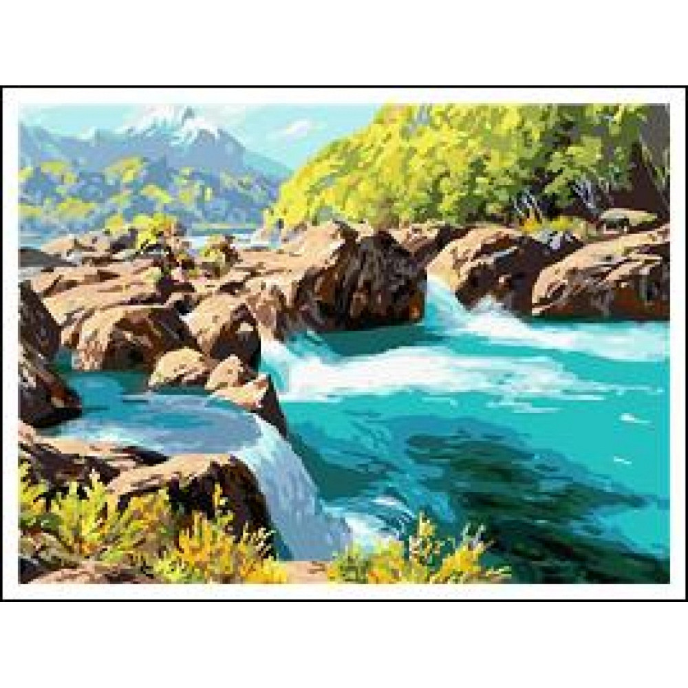 Картина за номерами на дереві 40*50 см 