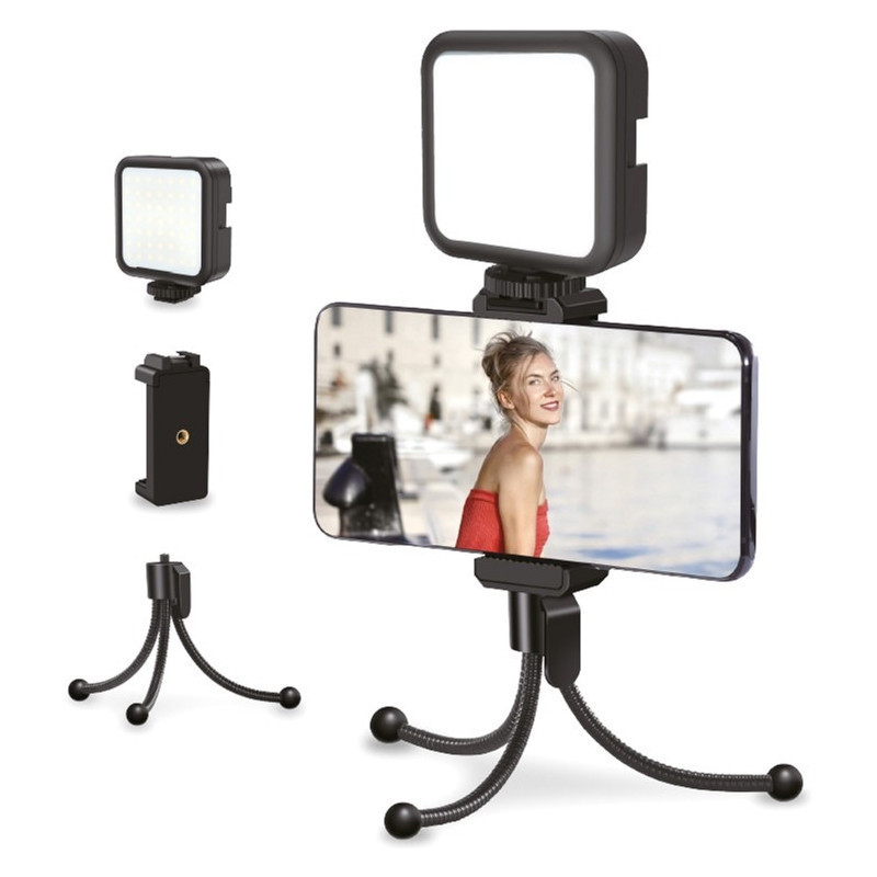 Комплект блогера Piko Vlogging Kit PVK-02L (1283126515088) Білий Харків - фото 5