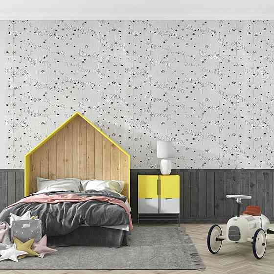 Стінова 3D панель із зірками в рулоні Київ