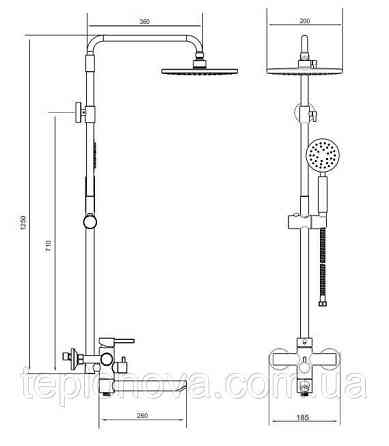 Душевая система VENTA VS633KS Черновцы