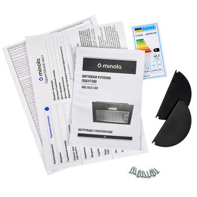 Вытяжка кухонная Minola HBI 5025 I LED Винница - изображение 4
