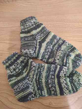 Детские шерстяные носочки, ручная вязка,топ Крохатушка одяг Киев